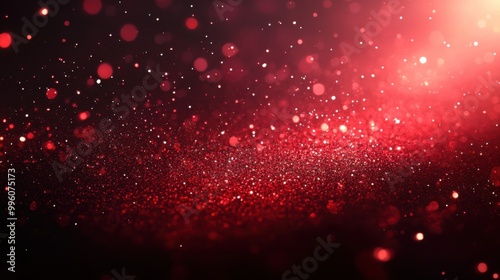 red Christmas blurred background