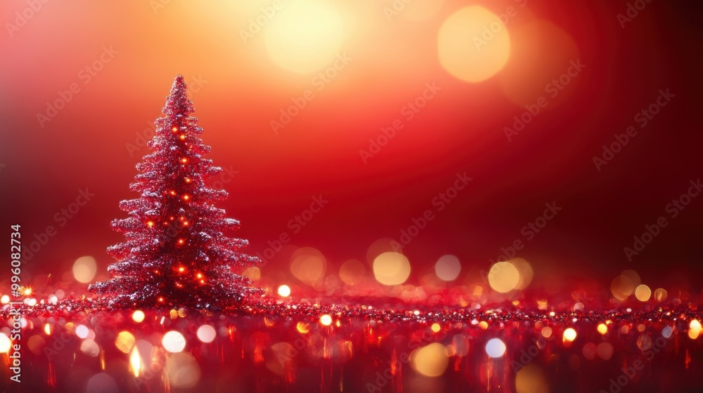 .A soft, warm red Christmas-themed background with a blurred effect. .A soft, warm red Christmas-themed background with a blurred effect.