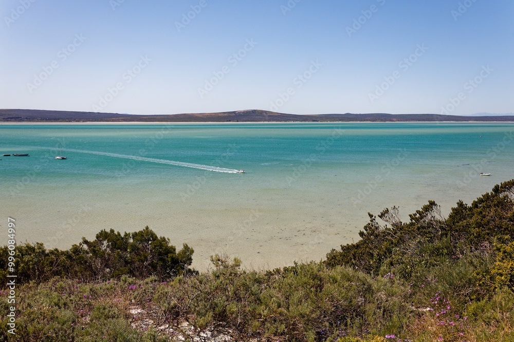 A view over the Langebaan lagoon, Western Cape, South Africa. A view over the Langebaan lagoon, Western Cape, South Africa.