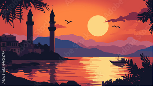 Antalya's Timeless Skyline Sunsets and Silhouettes