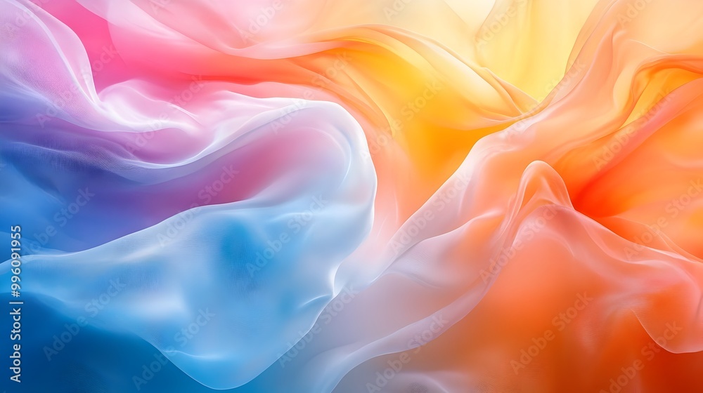 Swirling Iridescent Fluid Gradient Abstract Background Swirling Iridescent Fluid Gradient Abstract Background