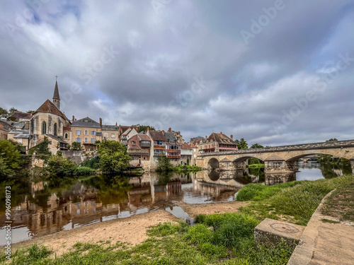 Medieval bridge connecting town parts of
