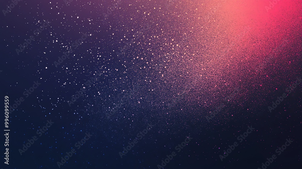 Naklejka premium Abstract pink, gold and blue glitter effect background.