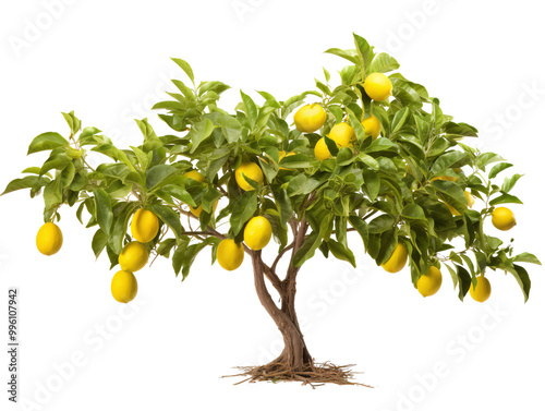 a lemon tree with fruits on it