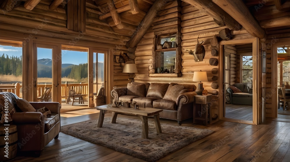 interior design of a rustic log cabin interior design of a rustic log cabin