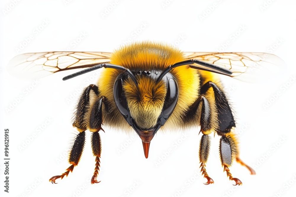 Close-up of a Bumble Bee Facing the Camera Close-up of a Bumble Bee Facing the Camera