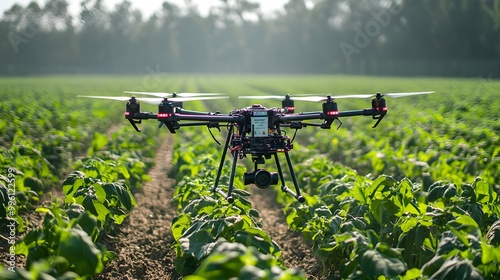 Drone Monitoring Crop Health Using Thermal Imaging in Agricultural Field for Precision Farming