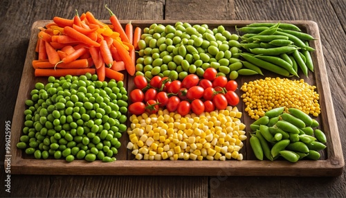 Colorful Vegetable Platter