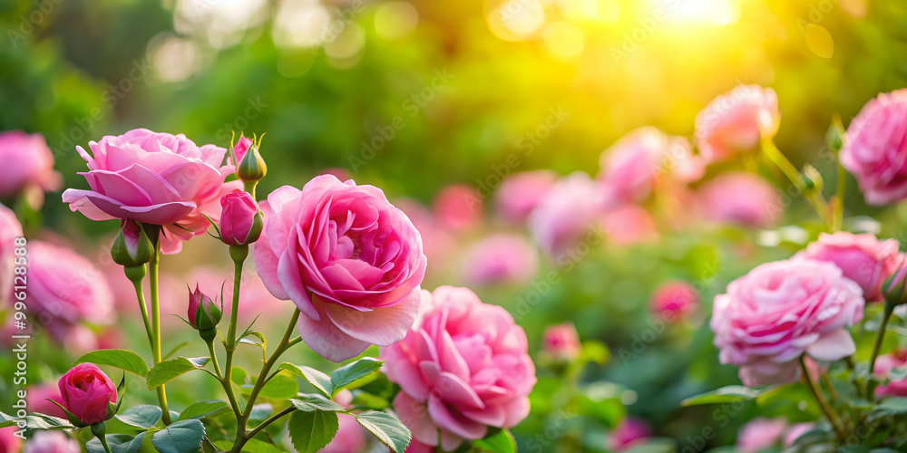 Pink roses blooming in a beautiful garden , pink, roses, flowers, garden, nature, spring, petals, vibrant, botanical, bloom Pink roses blooming in a beautiful garden , pink, roses, flowers, garden, nature, spring, petals, vibrant, botanical, bloom