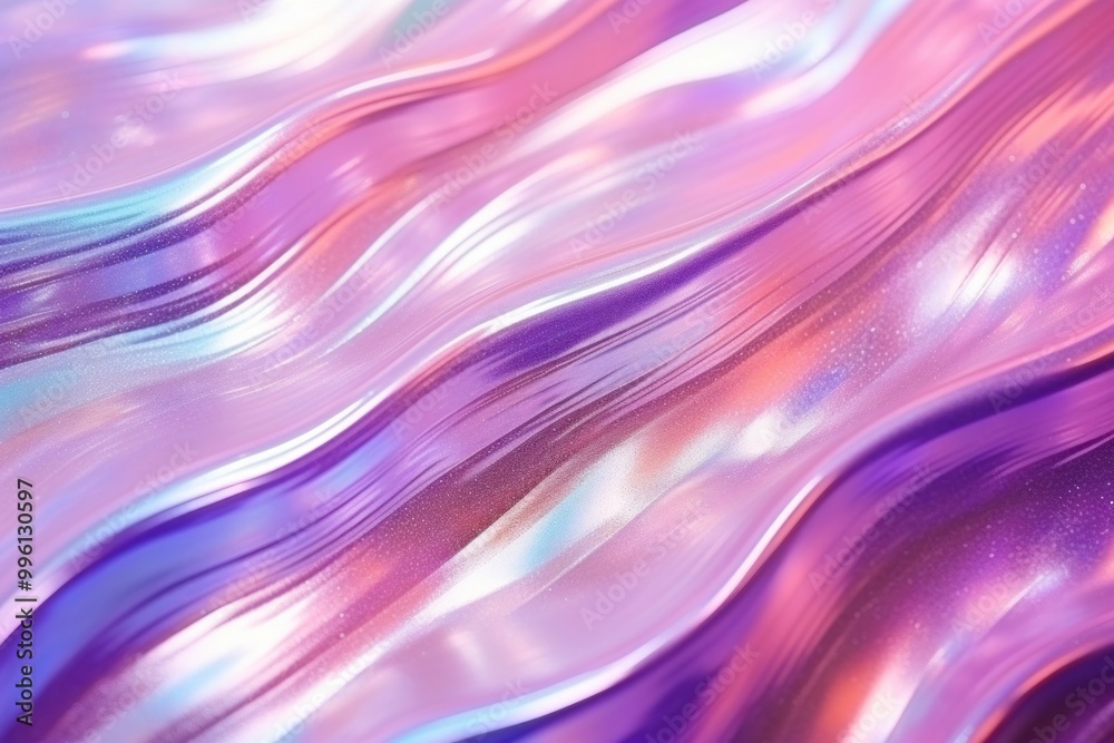 Obraz premium Wave texture backgrounds purple silk.