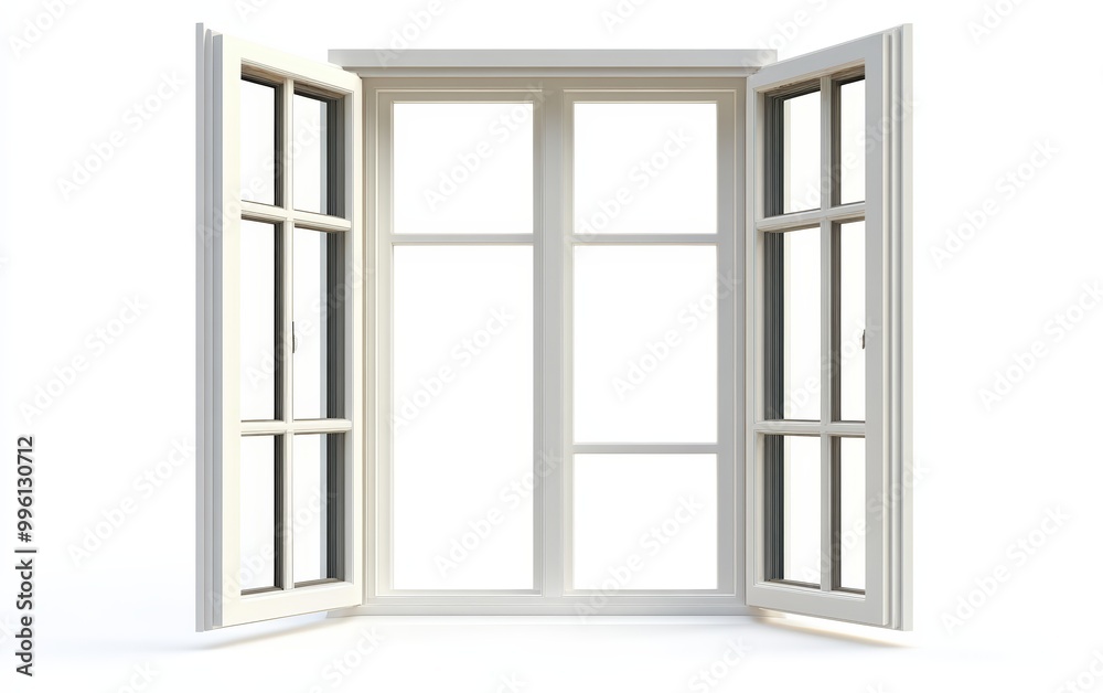 Window isolated on white background Window isolated on white background
