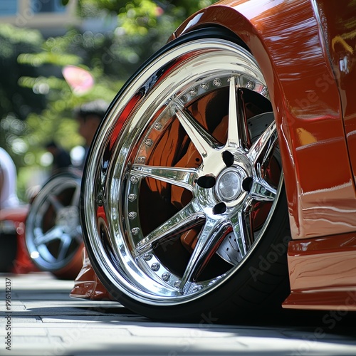 car show modified sedan contest modified car velg wheel photo