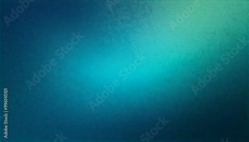 Teal Green and Blue Grainy Color Background 