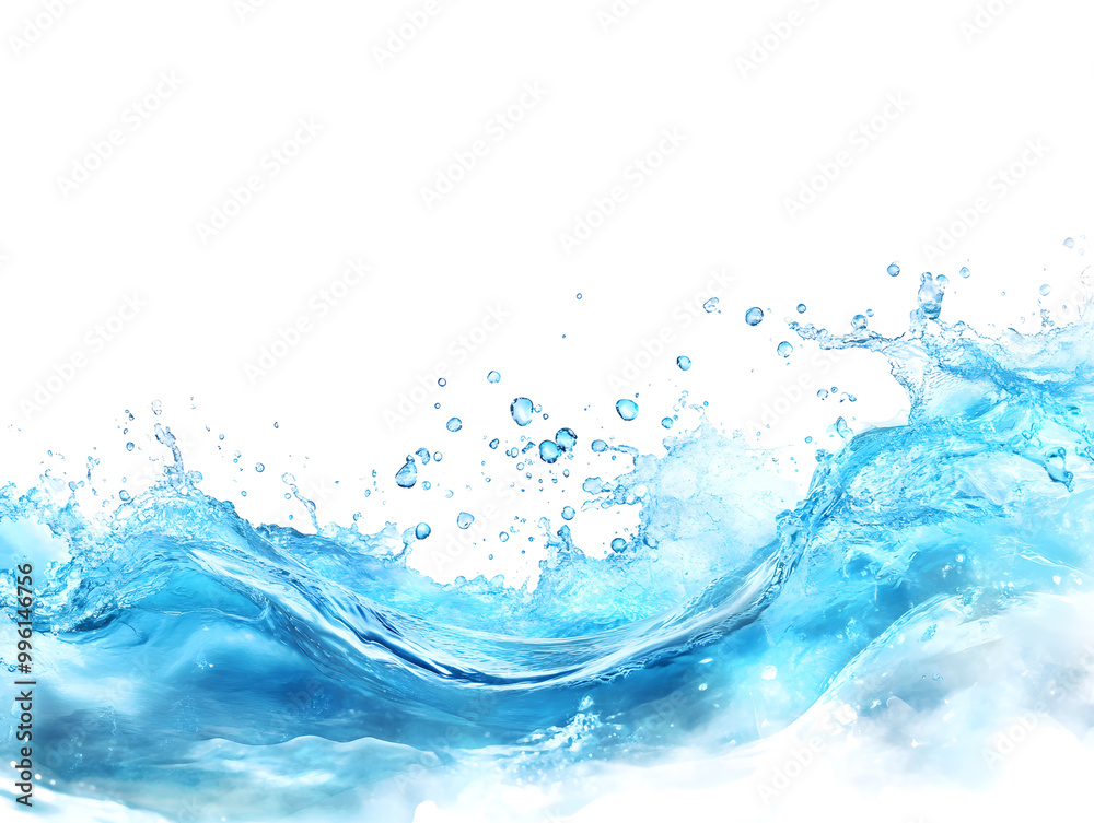 Dynamic splash of clear blue water isolated on a white background, capturing motion and freshness, ideal for concepts of purity and hydration.
Dynamic splash of clear blue water isolated on a white background, capturing motion and freshness, ideal for concepts of purity and hydration.