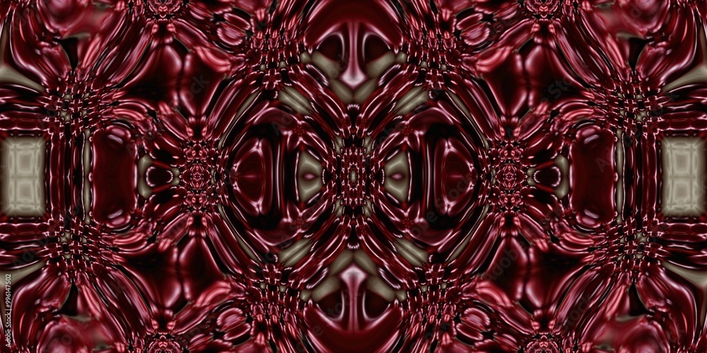 Abstract Kaleidoscope Geometry Psychedelic Art Pink Red Black White Pattern Background Abstract Kaleidoscope Geometry Psychedelic Art Pink Red Black White Pattern Background
