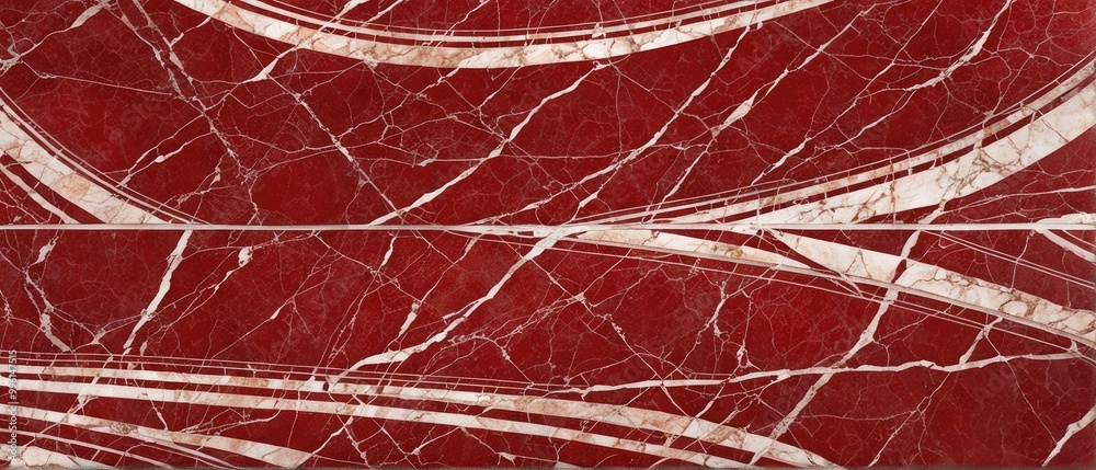 Fototapeta premium Abstract Red Marble Pattern