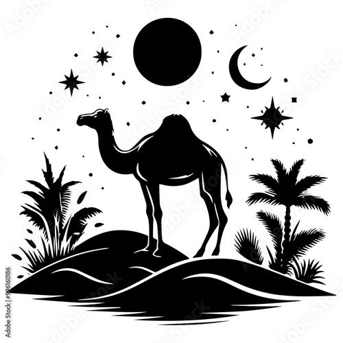camel in desert