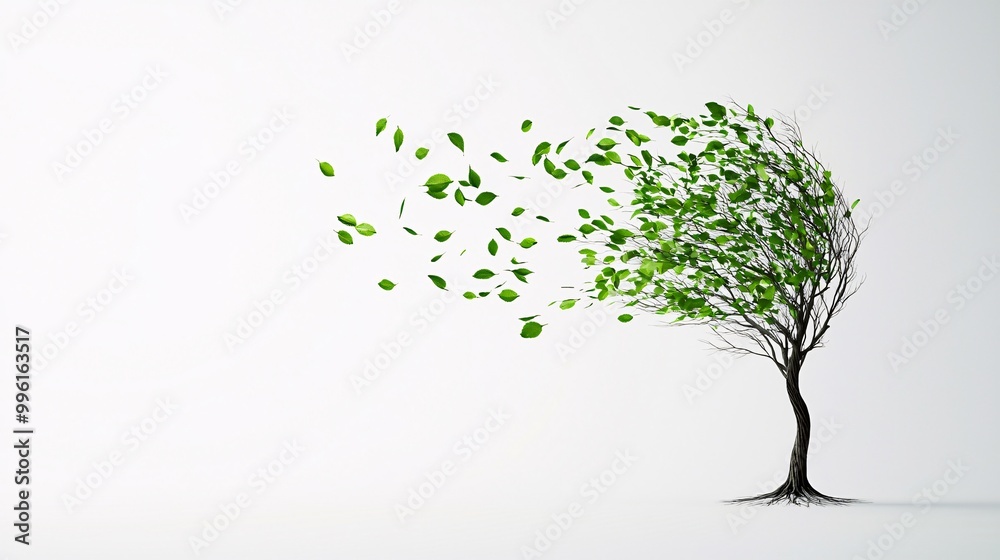 Flexible Tree in the Wind Symbolizing SME Adaptability Ethical Roots and Community Involvement - Embracing Change and Perseverance for Business Success Flexible Tree in the Wind Symbolizing SME Adaptability Ethical Roots and Community Involvement - Embracing Change and Perseverance for Business Success