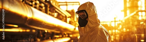 Worker in Protective Gear I...