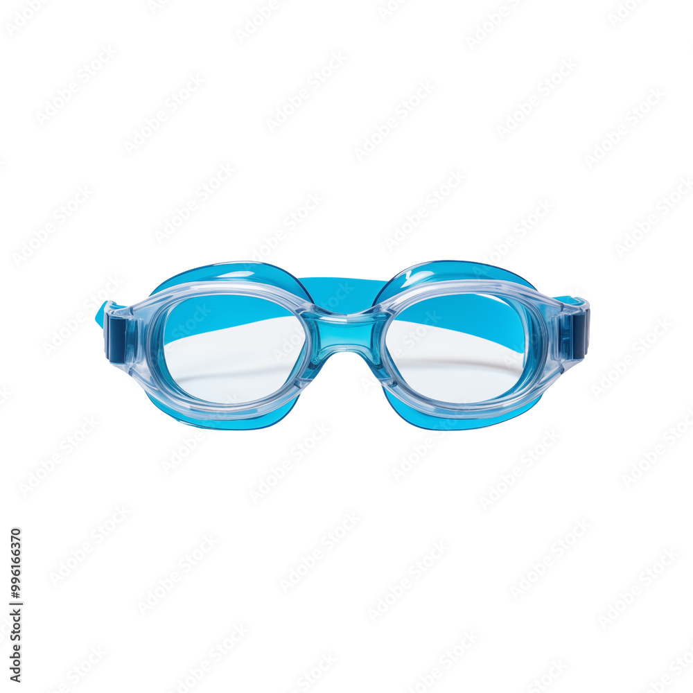 Fototapeta premium Glasses for swimming isolated on a white background