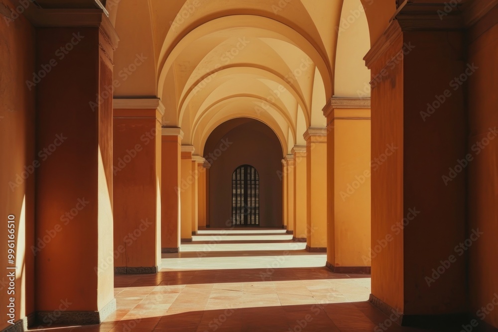 University architecture building corridor. University architecture building corridor.