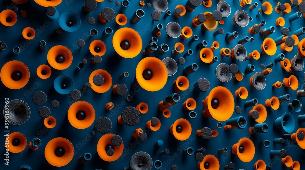 Abstract Representation of Sound with Speakers Abstract Representation of Sound with Speakers