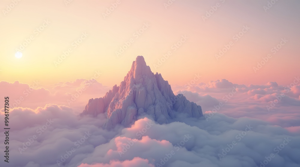 Obraz premium sunrise over the mountains