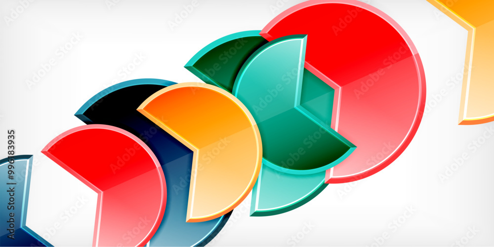 Trendy round shapes with triangular angle design element. Vector Illustration For Wallpaper, Banner, Background, Card, Book Illustration, landing page Trendy round shapes with triangular angle design element. Vector Illustration For Wallpaper, Banner, Background, Card, Book Illustration, landing page