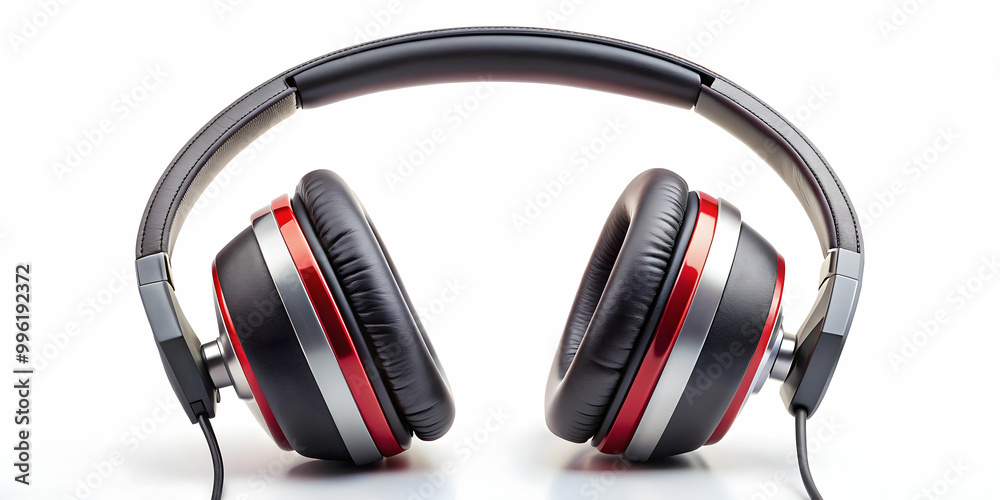 High-quality headphones featuring a sleek design and superior sound quality on a clean white background, headphones, audio