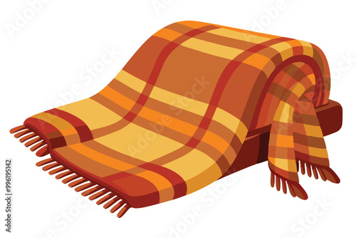 Blanket vector illustration