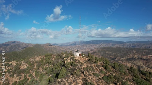 Aerial Journey Over Peak Isk Waklim : Agadir's Mountain Forests, Morocco photo