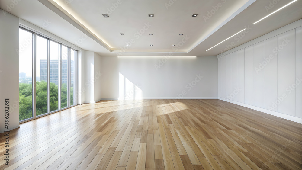 Empty white room with a wooden floor and minimalist design , white, room, wooden, floor, minimalist, empty, wall, interior Empty white room with a wooden floor and minimalist design , white, room, wooden, floor, minimalist, empty, wall, interior