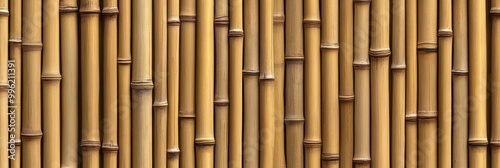 Seamless Bamboo Stalk Pattern Background