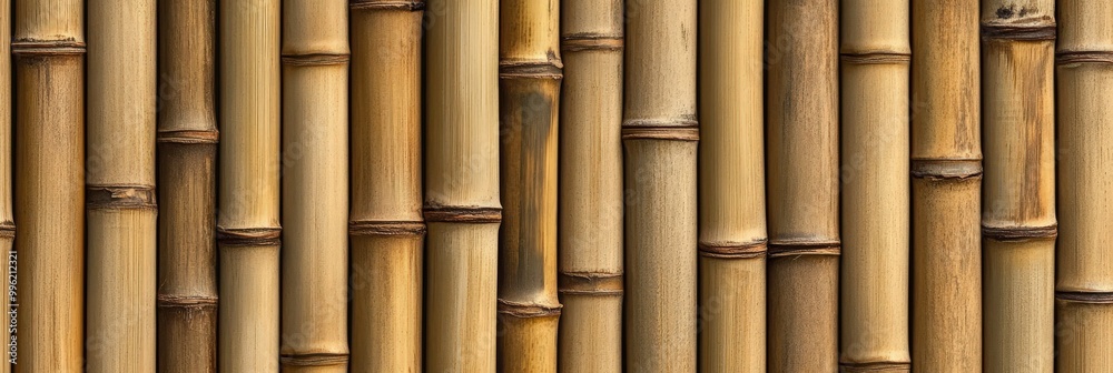 Fototapeta premium Seamless Bamboo Stalk Texture for Background Use