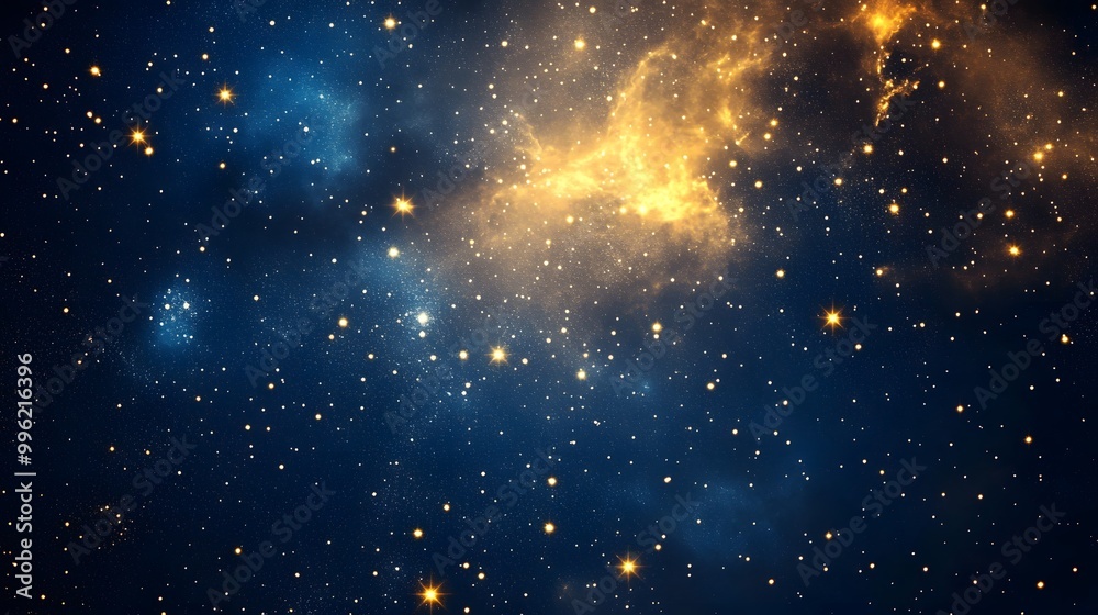 Fototapeta premium Cosmic Nebula with Stars