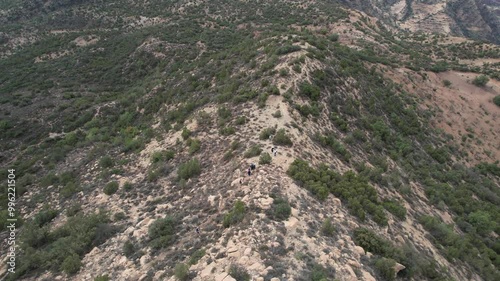 Aerial Journey Over Peak Isk Waklim : Agadir's Mountain Forests, Morocco photo