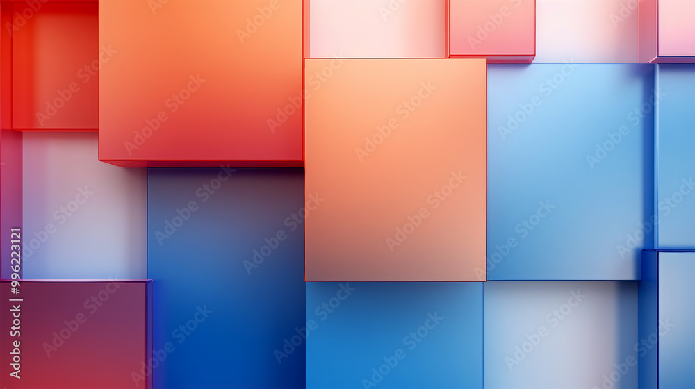 Obraz premium color geometric design on background