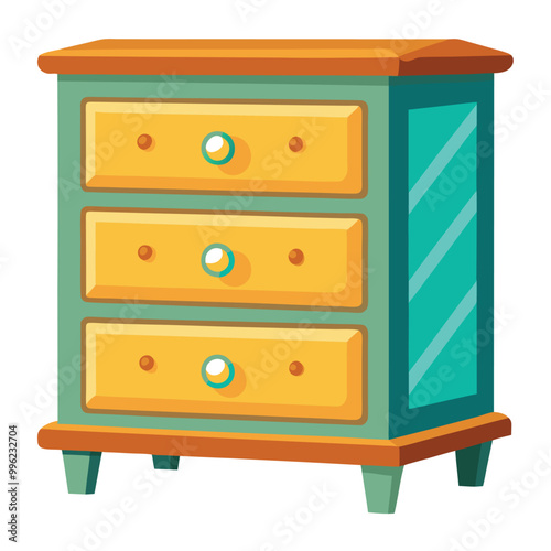 Dresser vector illustration isolated on a white background