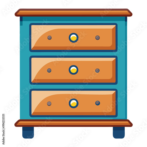 Dresser vector illustration isolated on a white background