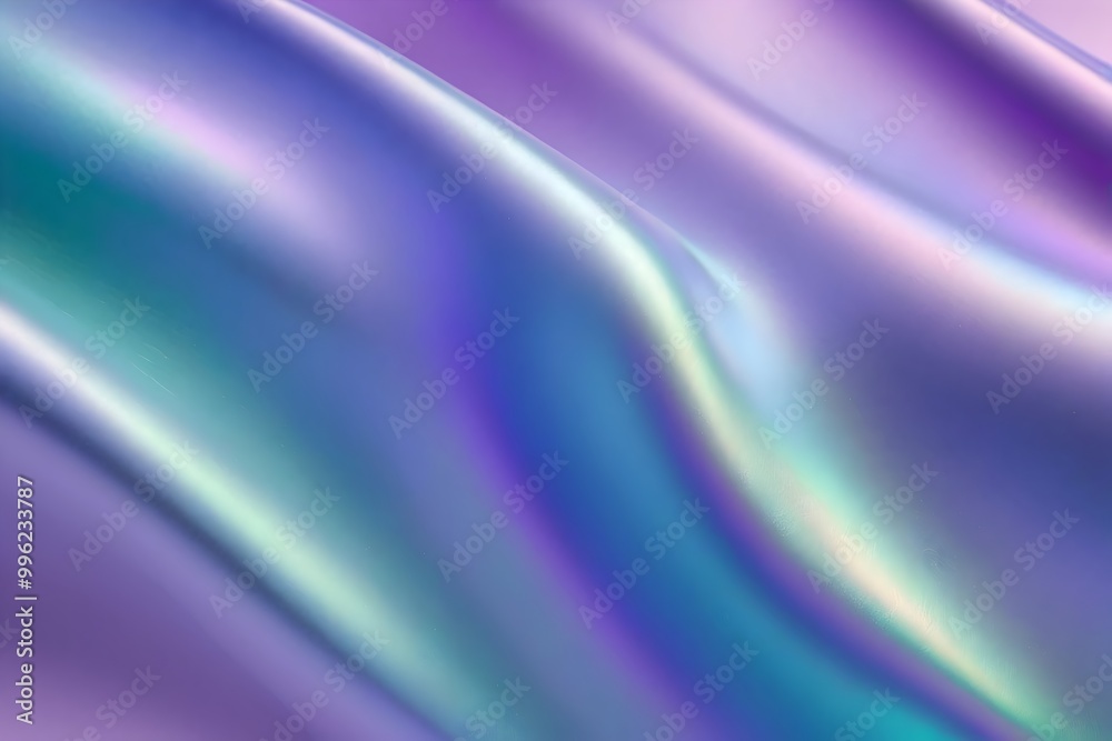 Smooth, iridescent texture with shifting colors of blues, purples, and greens, resembling a pearl or holographic surface Smooth, iridescent texture with shifting colors of blues, purples, and greens, resembling a pearl or holographic surface