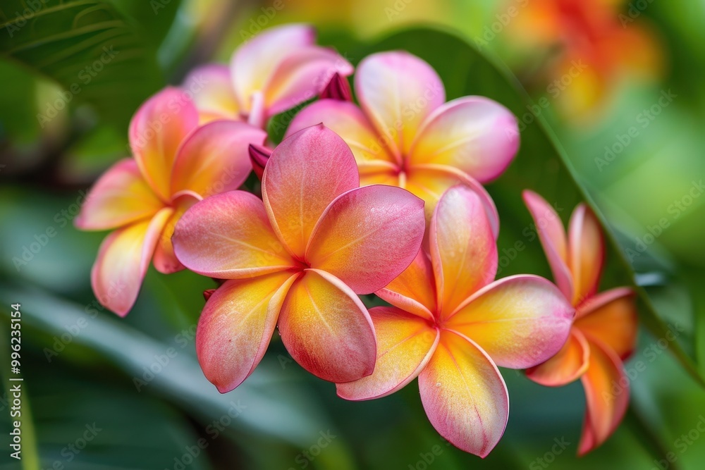 Beautiful plumeria bloom Beautiful plumeria bloom