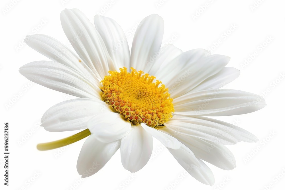 Fototapeta premium Daisy flower isolated with handmade clipping path
