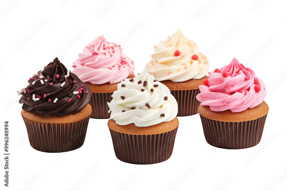 Several cupcakes on transparent background. Pastry related themes. Bakery professions. Cupcake making. Buying and selling cupcakes. Images for graphic designers. Cookbook. Isolated cupcake. Several cupcakes on transparent background. Pastry related themes. Bakery professions. Cupcake making. Buying and selling cupcakes. Images for graphic designers. Cookbook. Isolated cupcake.