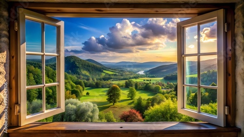 view from the window of a house