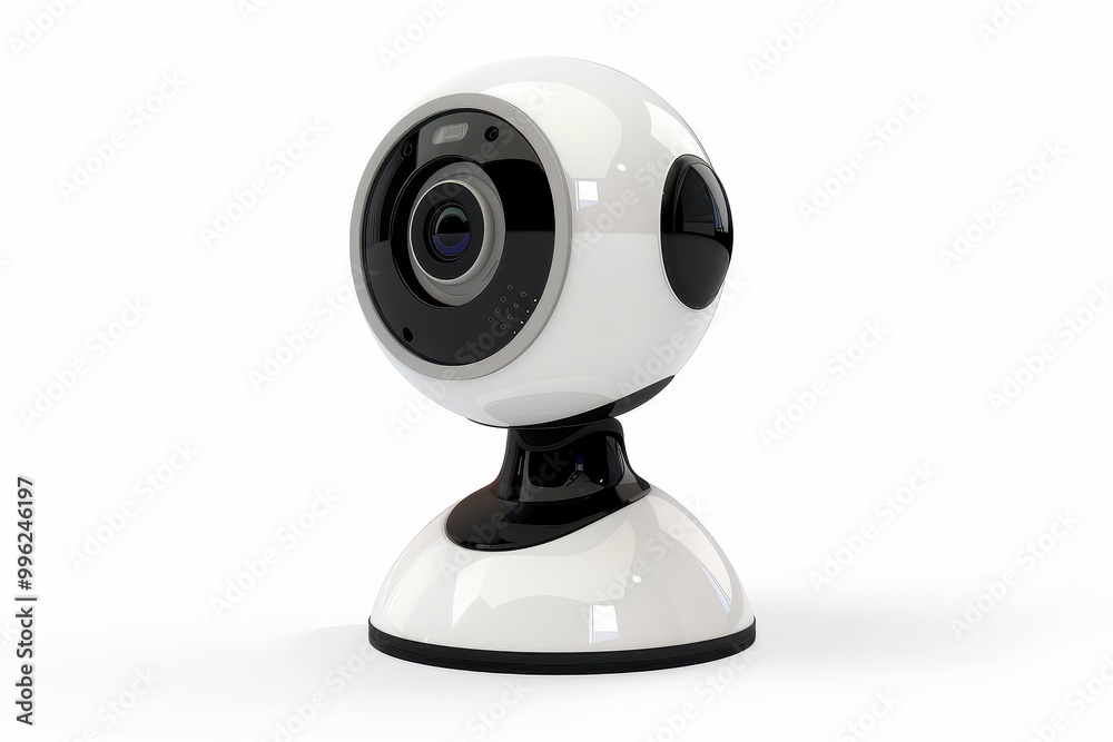 White background isolated web camera White background isolated web camera