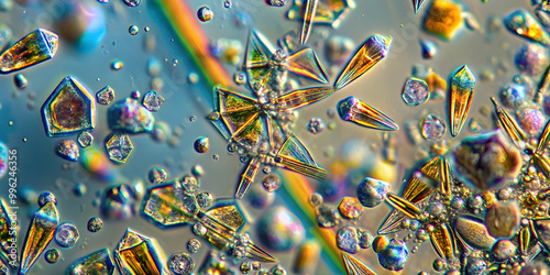 Uric acid crystals in urine, Uric acid, crystals, urine, health, medical, gout, kidney stones