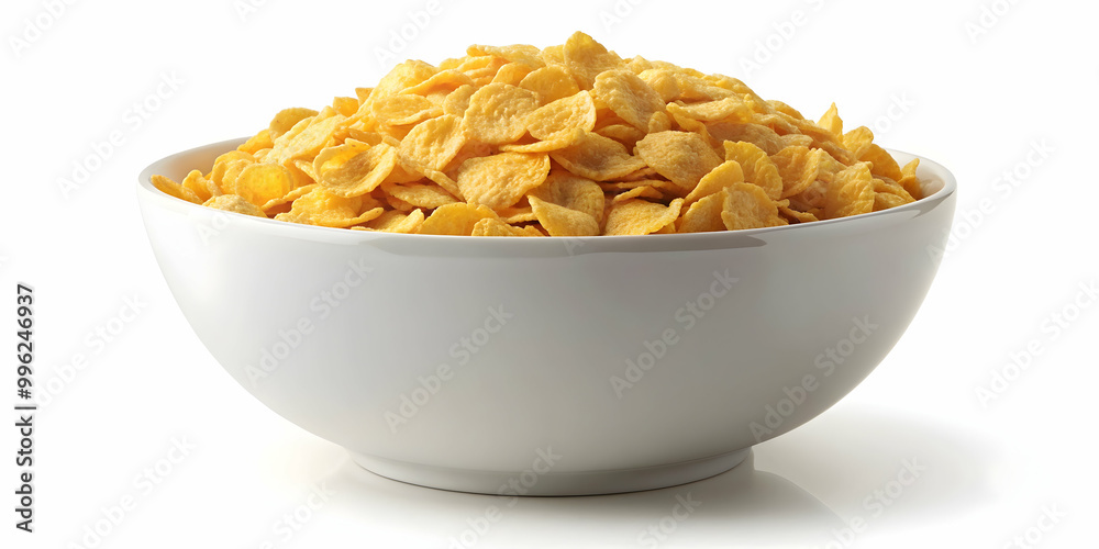 rendered bowl of crisp golden cereal on background, cereal, breakfast, food, bowl, cornflakes, crunchy, morning, meal, healthy rendered bowl of crisp golden cereal on background, cereal, breakfast, food, bowl, cornflakes, crunchy, morning, meal, healthy