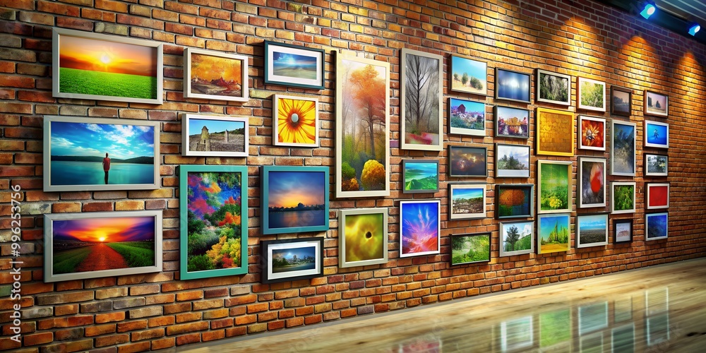 A picture on a wall informative Vibrant engaging Generative AI A picture on a wall informative Vibrant engaging Generative AI