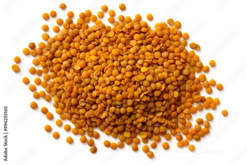 Nutrient-rich yellow split peas scattered on a white surface, perfect for healthy meals, soups, and dietary recipes. Generative AI Nutrient-rich yellow split peas scattered on a white surface, perfect for healthy meals, soups, and dietary recipes. Generative AI