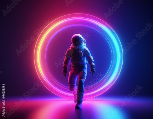 space person in the club photo